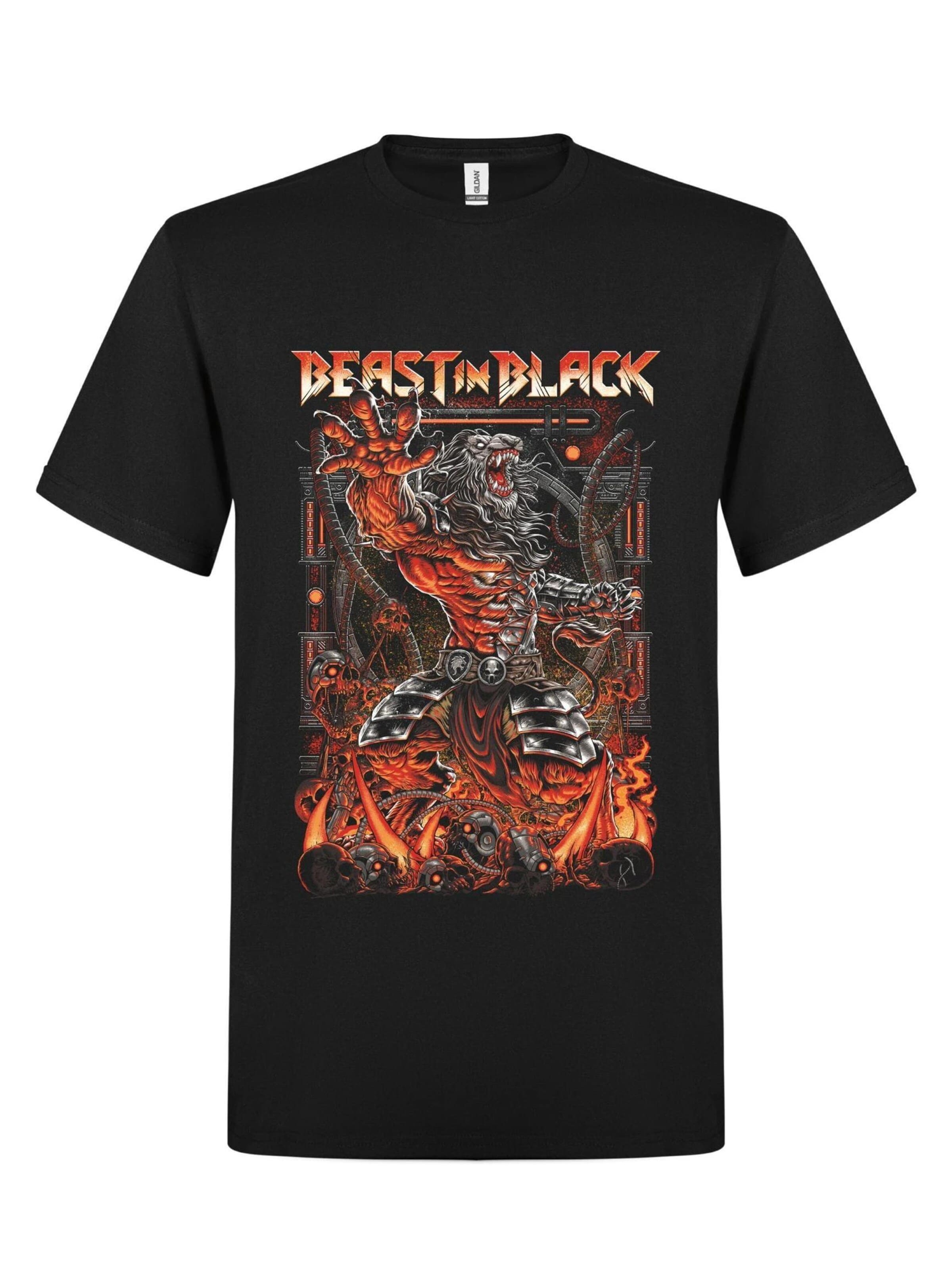 T-Shirt 'Beast In Black Power Of The Beast T-Shirt' Rockshirts en noir : devant