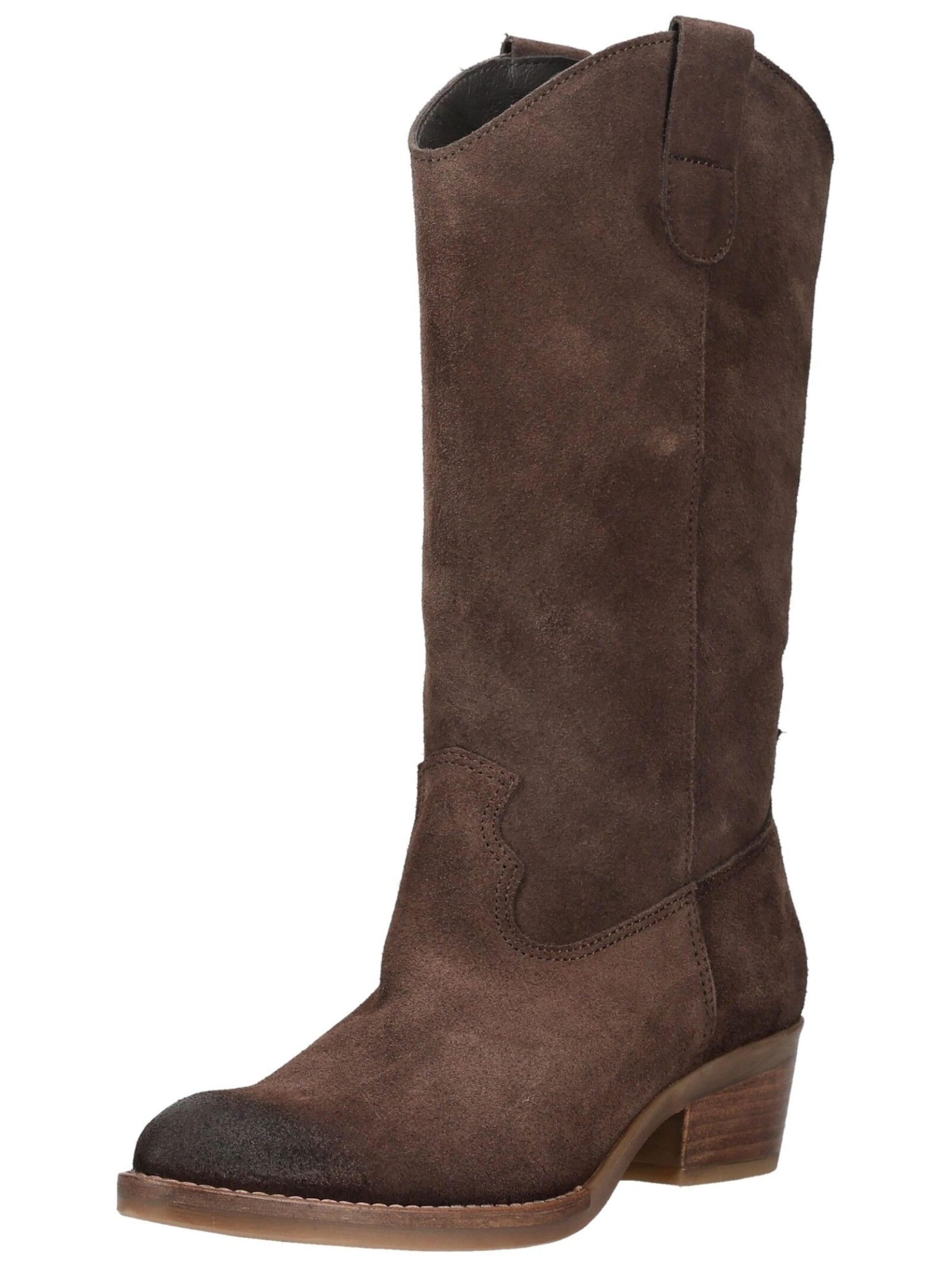 FELMINI Bottes de cowboy en 36 en marron, Vue avec produit