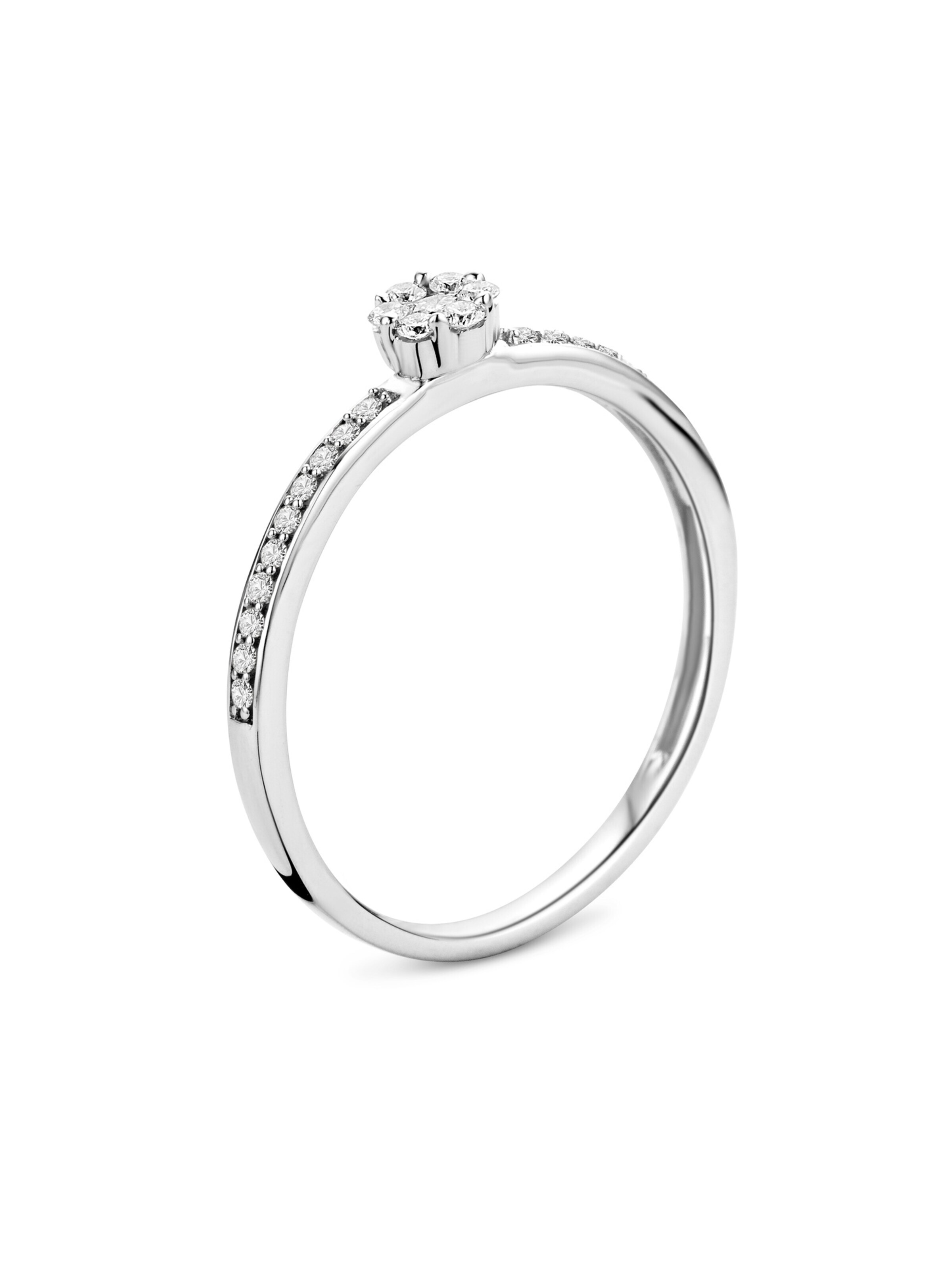 DIAMANT LETERNEL Ring 'Ring aus 375 Weißgold' in Silver