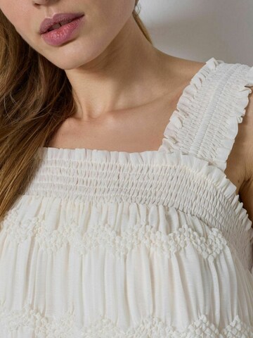 co'couture - Camiseta ' JerryCC Smock ' en blanco