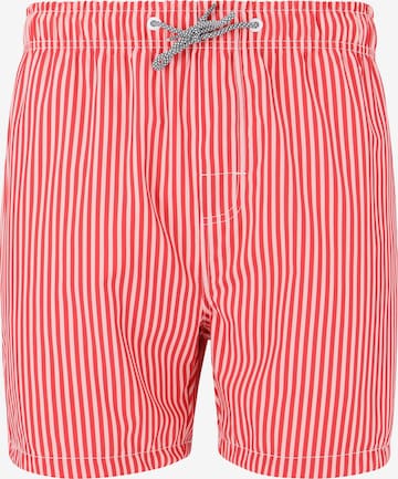 Cruz Board Shorts 'Kenny' in Red: front