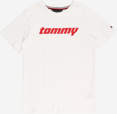 TOMMY HILFIGER Tričko - námořnická modř / světle červená / bílá, Produkt