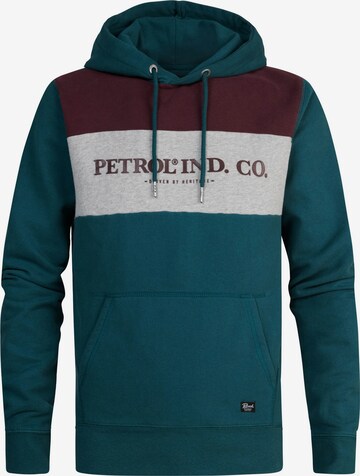 Petrol Industries Sweatshirt 'Carmi' in Groen: voorkant