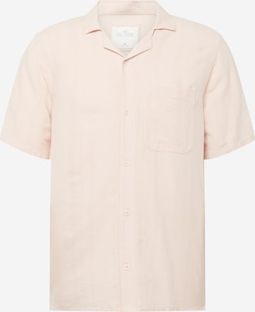 HOLLISTER Regular fit Button Up Shirt in Pink: front