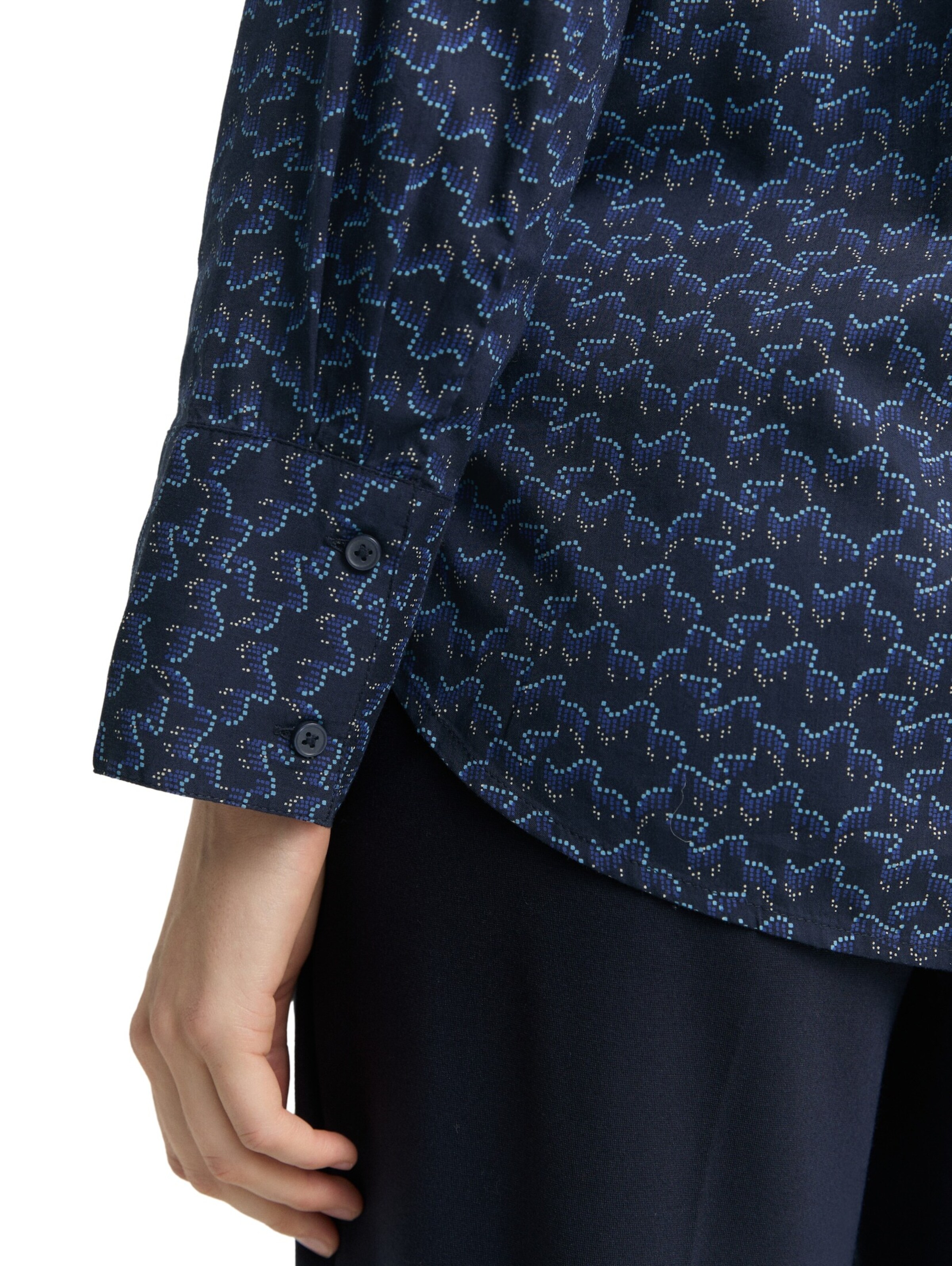 TOM TAILOR Blouse in Blue