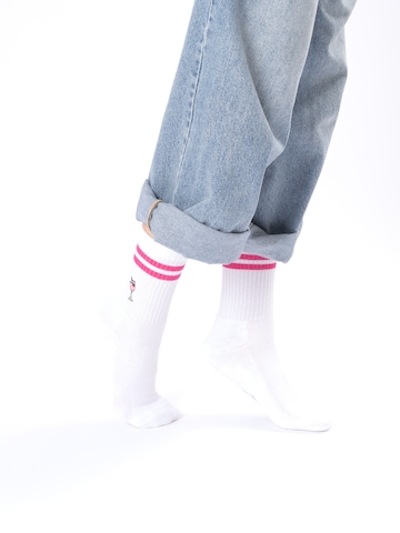 Occulto Athletic Socks 'Summer' in Pink