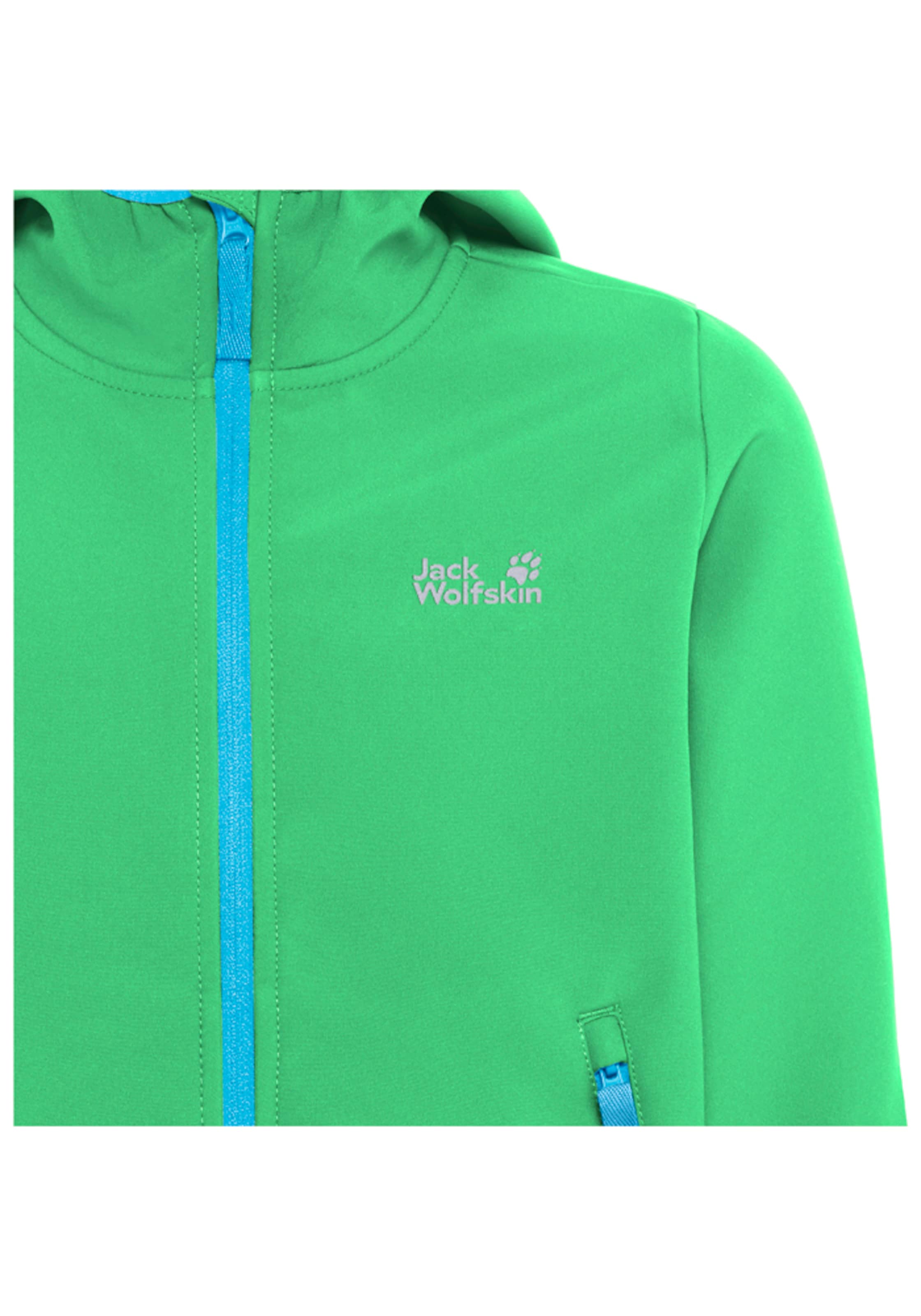 JACK WOLFSKIN Outdoorjacke 'Fourwinds' in Grün