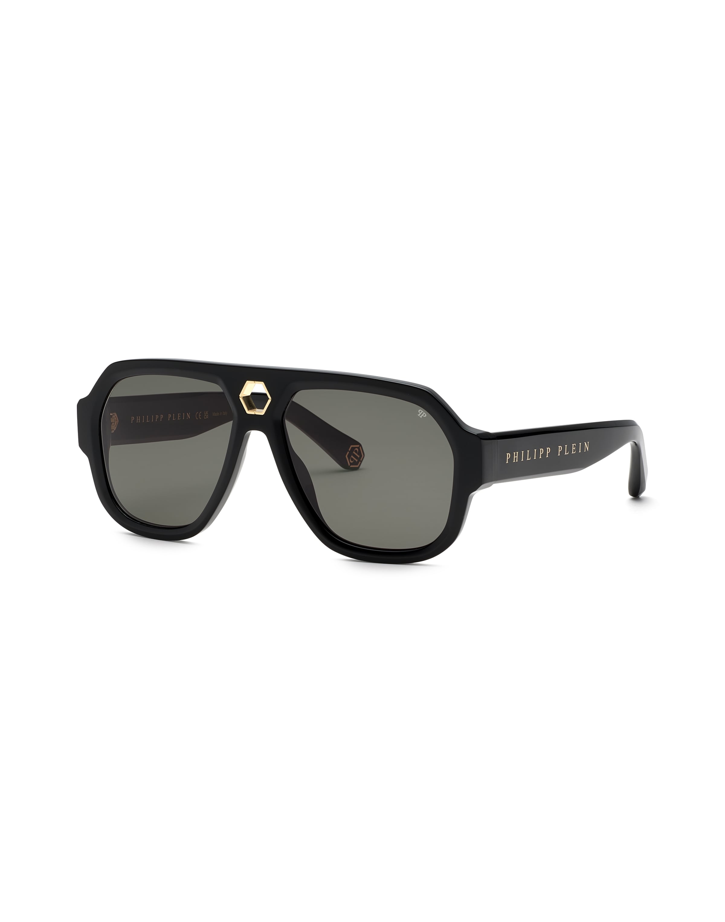 Philipp Plein Sonnenbrille 'Starlight' in Schwarz: Vorderseite