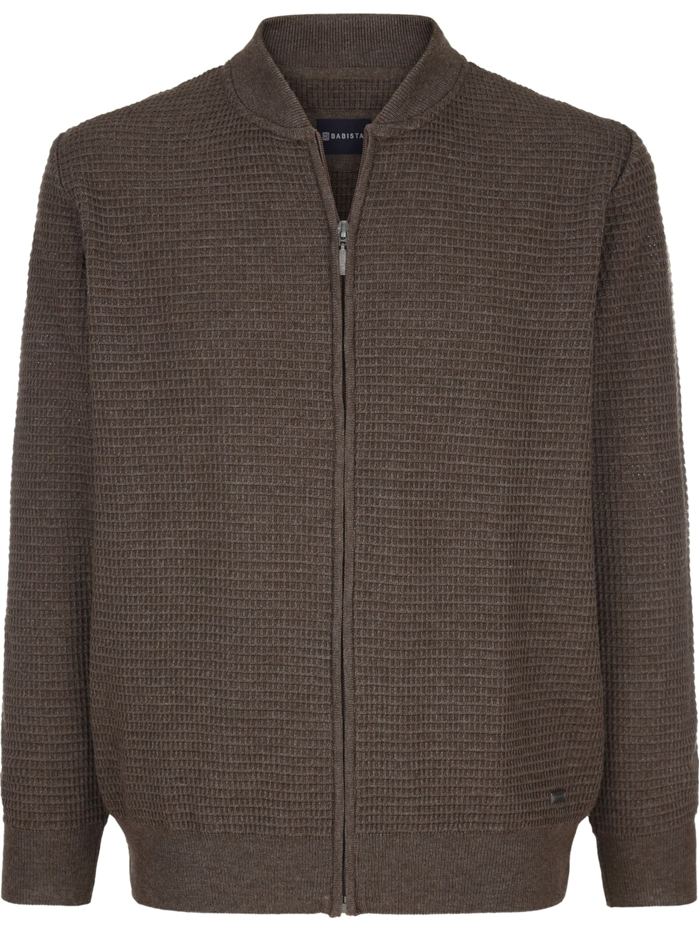 BABISTA Strickjacke 'Velentto' in Braun: Vorderseite