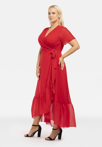 Karko Evening Dress in Red