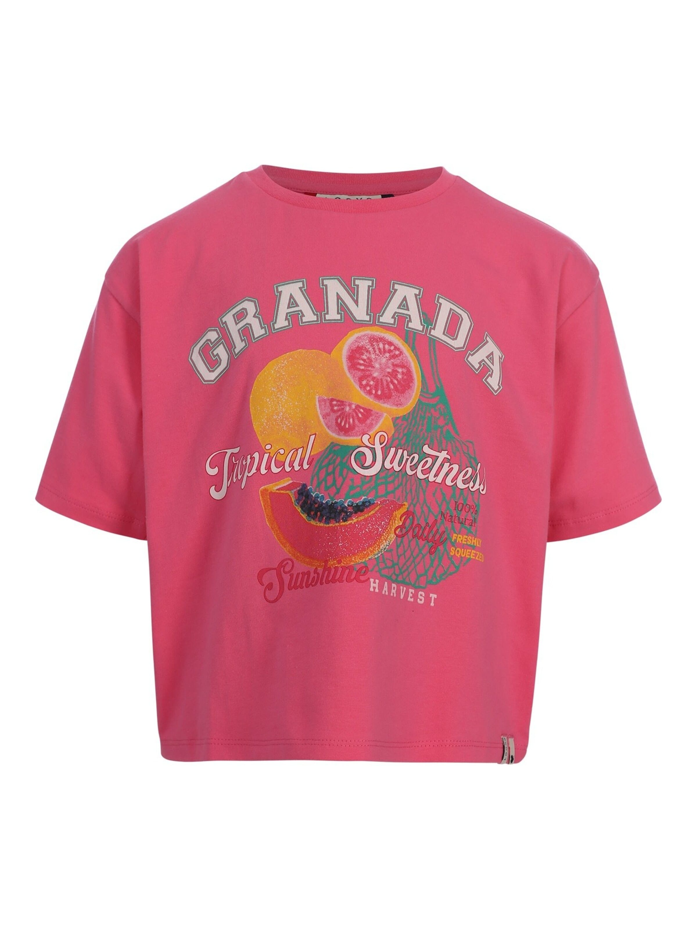 T-Shirt Looxs Revolution en rose : devant