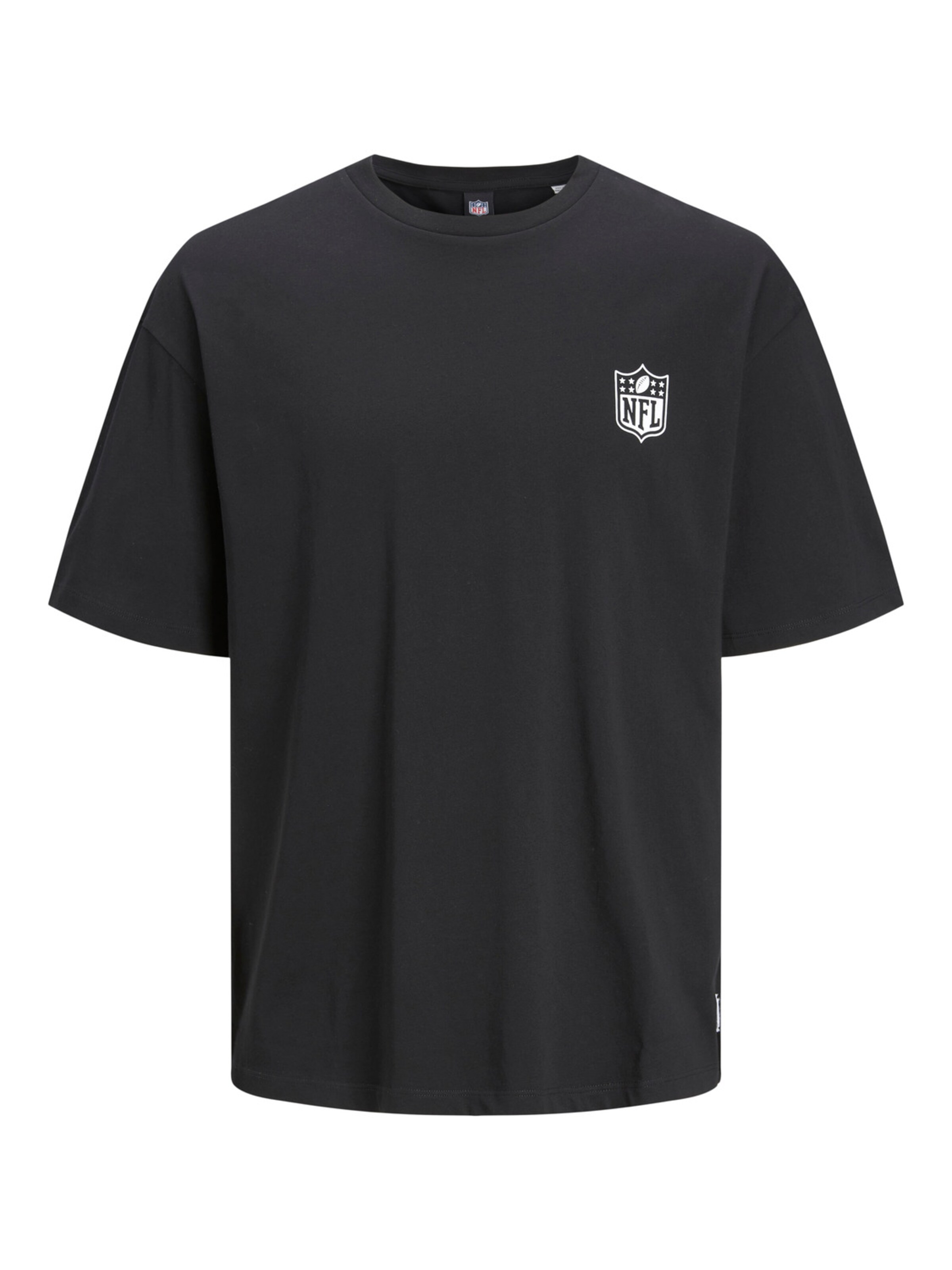 Männer Shirts JACK & JONES T-Shirt in Schwarz - QI50238