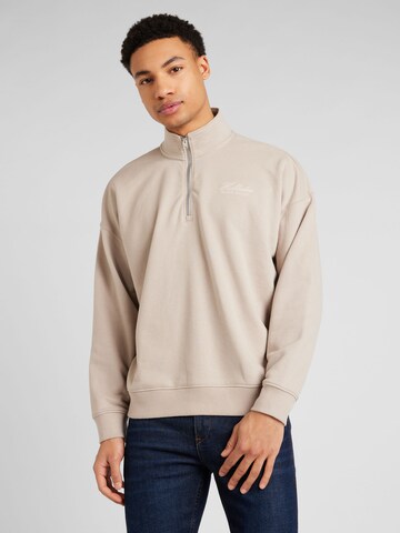 HOLLISTER Sweatshirt 'APAC EXCLUSIVE' in Beige: voorkant