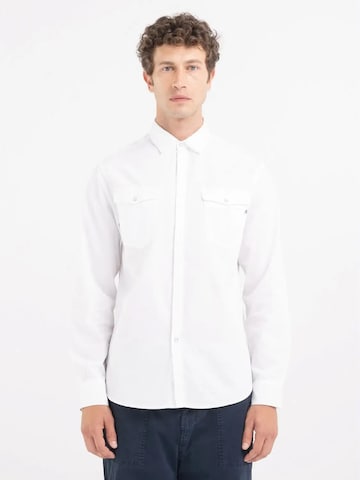 REPLAY - Camiseta en blanco: frente