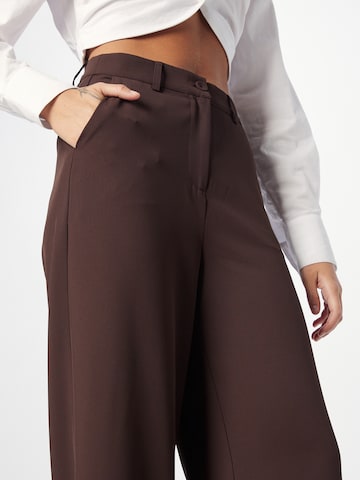 SISTERS POINT Wide leg Broek 'VAGNA' in Bruin