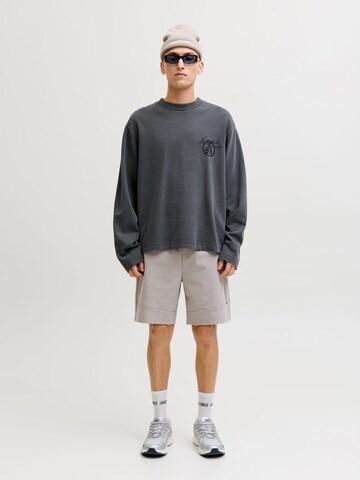 JACK & JONES Baggy Trousers 'Gordon' in Grey