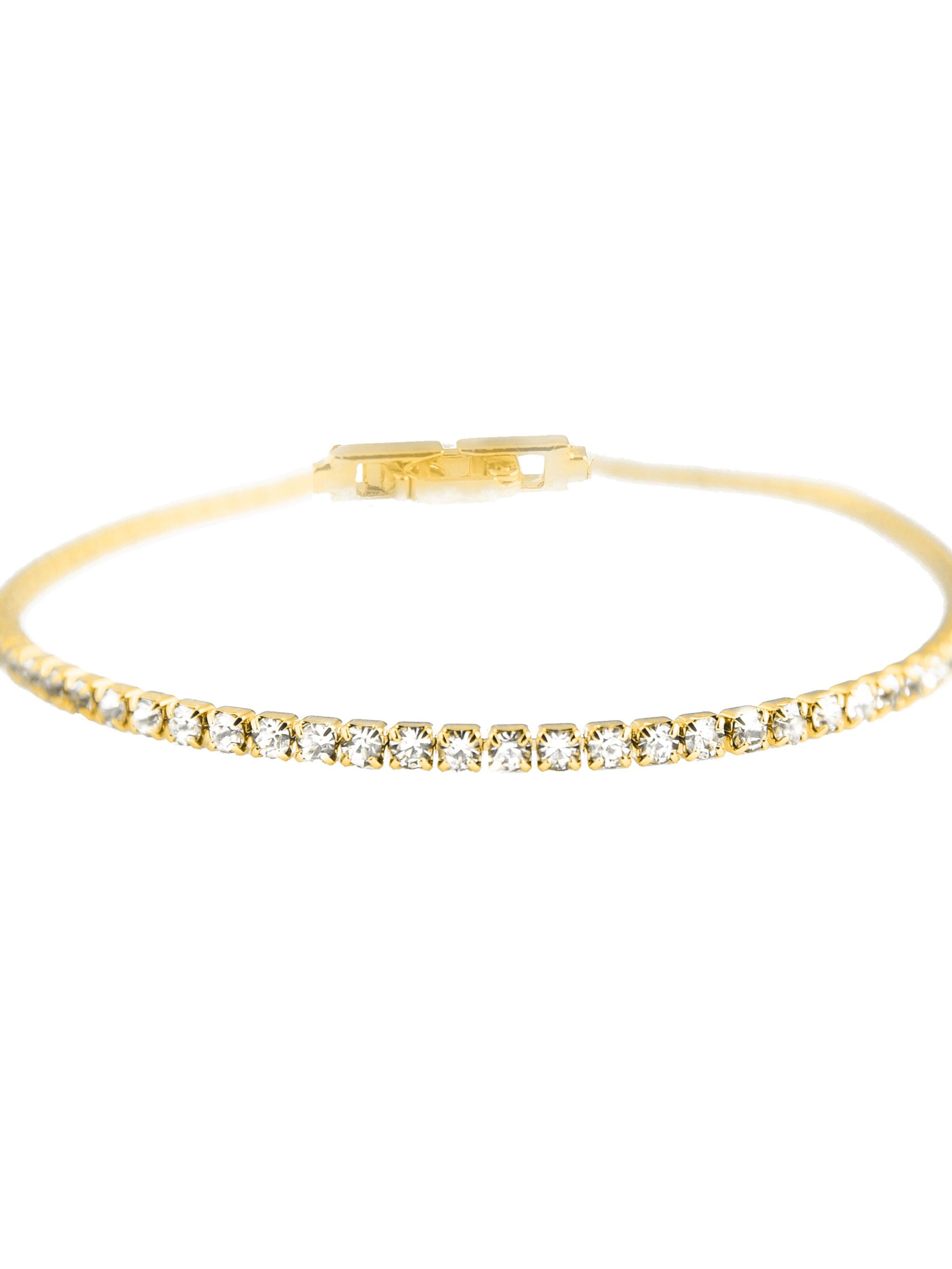 Braccialetto 'Kayla' di Luxenter in bianco: frontale