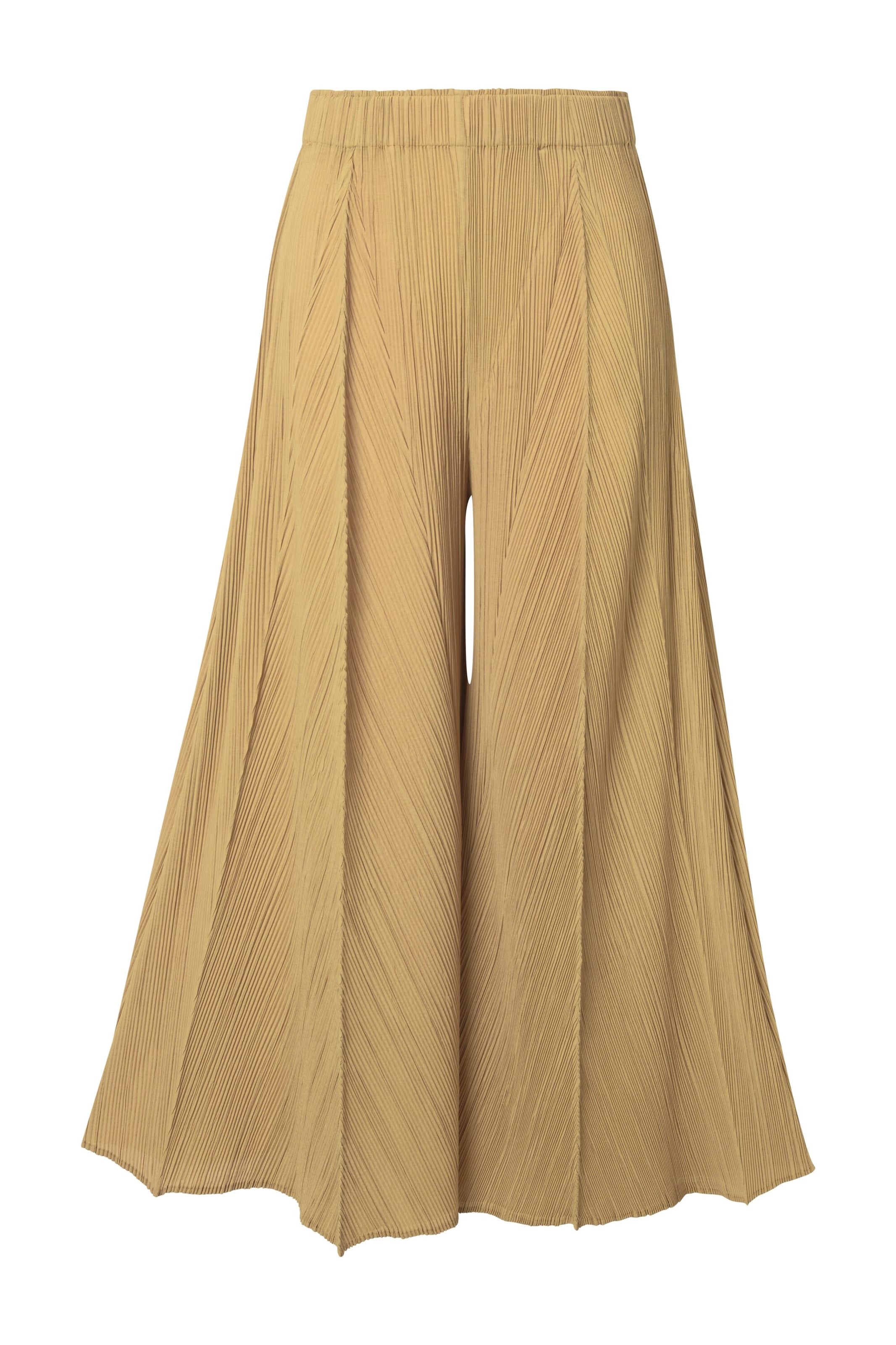 Ulla Popken Schlupfhose in Gelb: Vorderseite