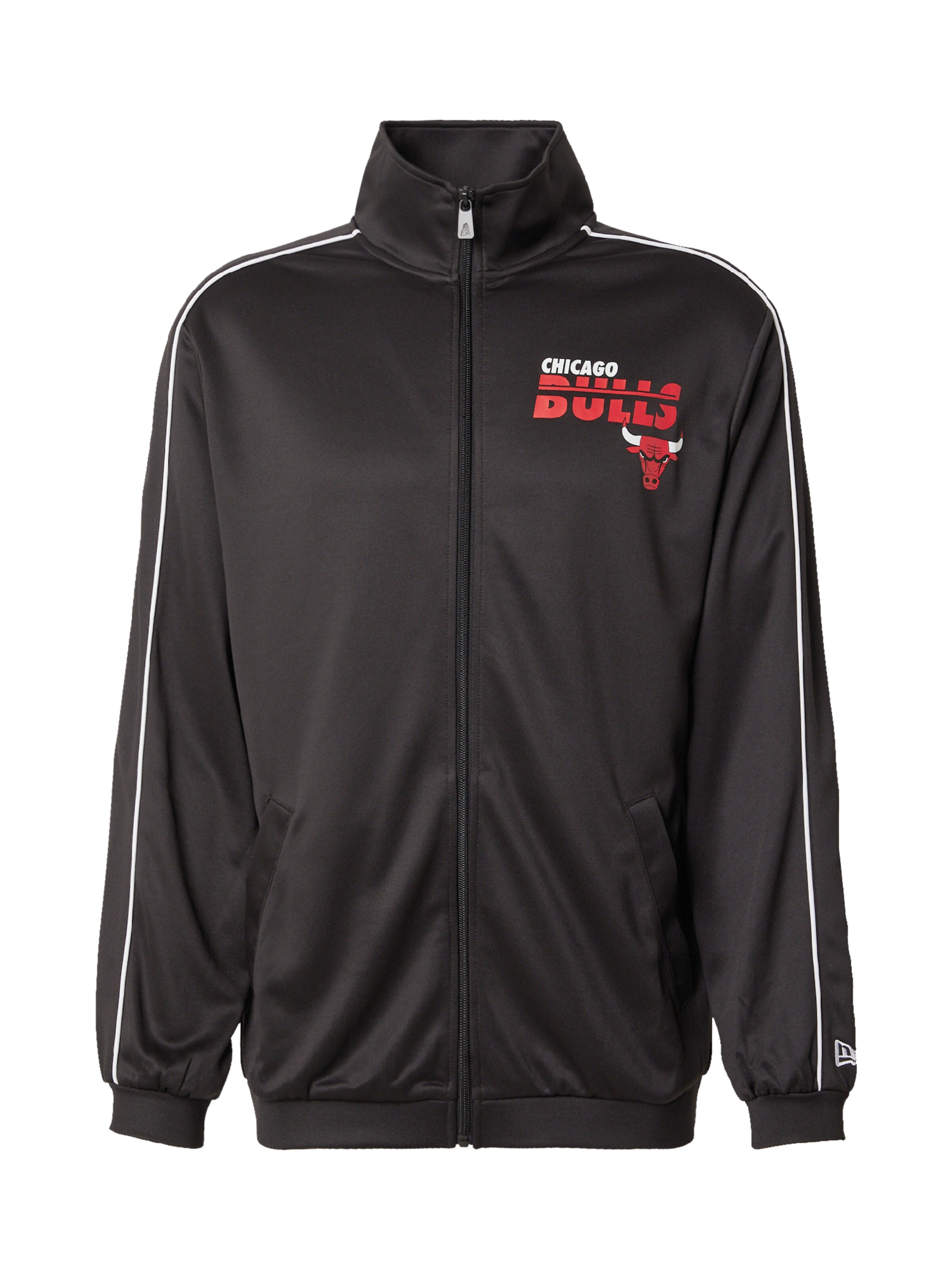 rikító piros / fekete / fehér NEW ERA Tréning dzseki 'NBA CHIBUL', Termék nézet