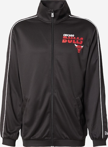 NEW ERA Ζακέτα φούτερ 'NBA CHIBUL' σε μαύρο: μπροστά