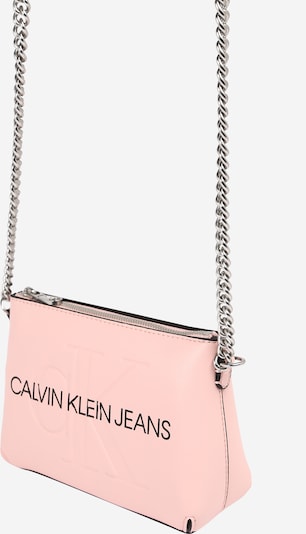 Calvin Klein Jeans Torba preko ramena u roza / srebro, Pregled proizvoda