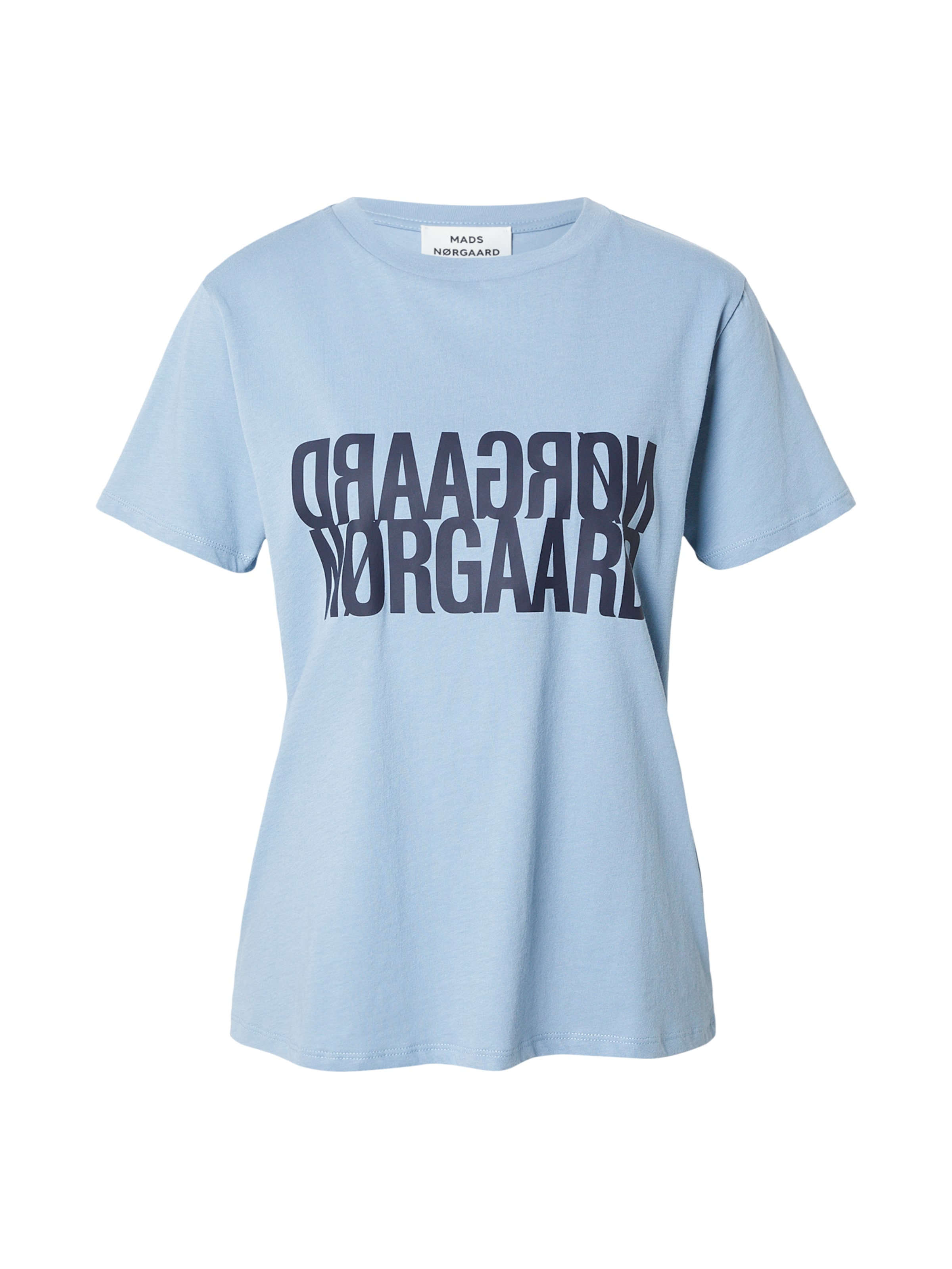 MADS NORGAARD COPENHAGEN Shirt 'Single Cotton Trenda P' in Blue: front