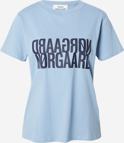 Marškinėliai 'Single Cotton Trenda P' iš MADS NORGAARD COPENHAGEN, spalva – tamsiai mėlyna jūros spalva / opalo, Prekių apžvalga