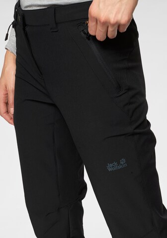 JACK WOLFSKIN Regular Outdoor Pants 'Activate' in Black