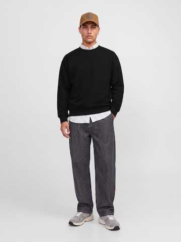 JACK & JONES Sweatshirt 'JACOLLIE' in Zwart