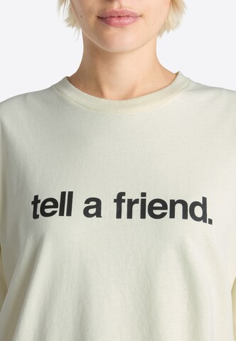 T-Shirt 'Tell A Friend' VANS en beige