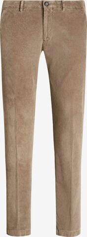 Boggi Milano Slimfit Pantalon in Bruin: voorkant