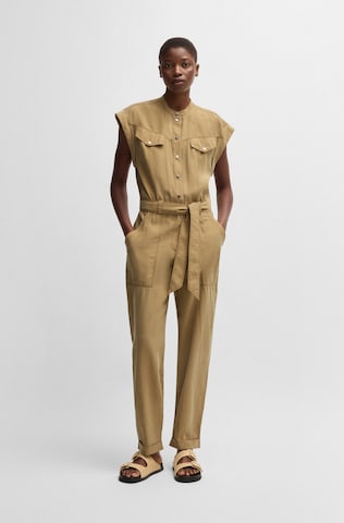 BOSS Orange Jumpsuit in Beige: Vorderseite