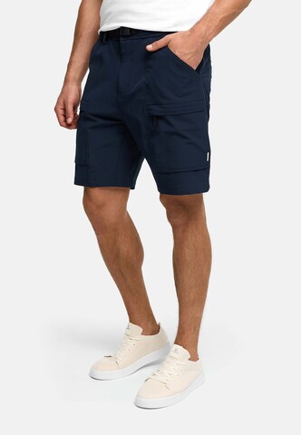 INDICODE JEANS Regular Cargo trousers ' Rommie ' in Blue