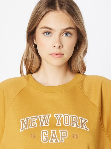 Sweat-shirt GAP en jaune