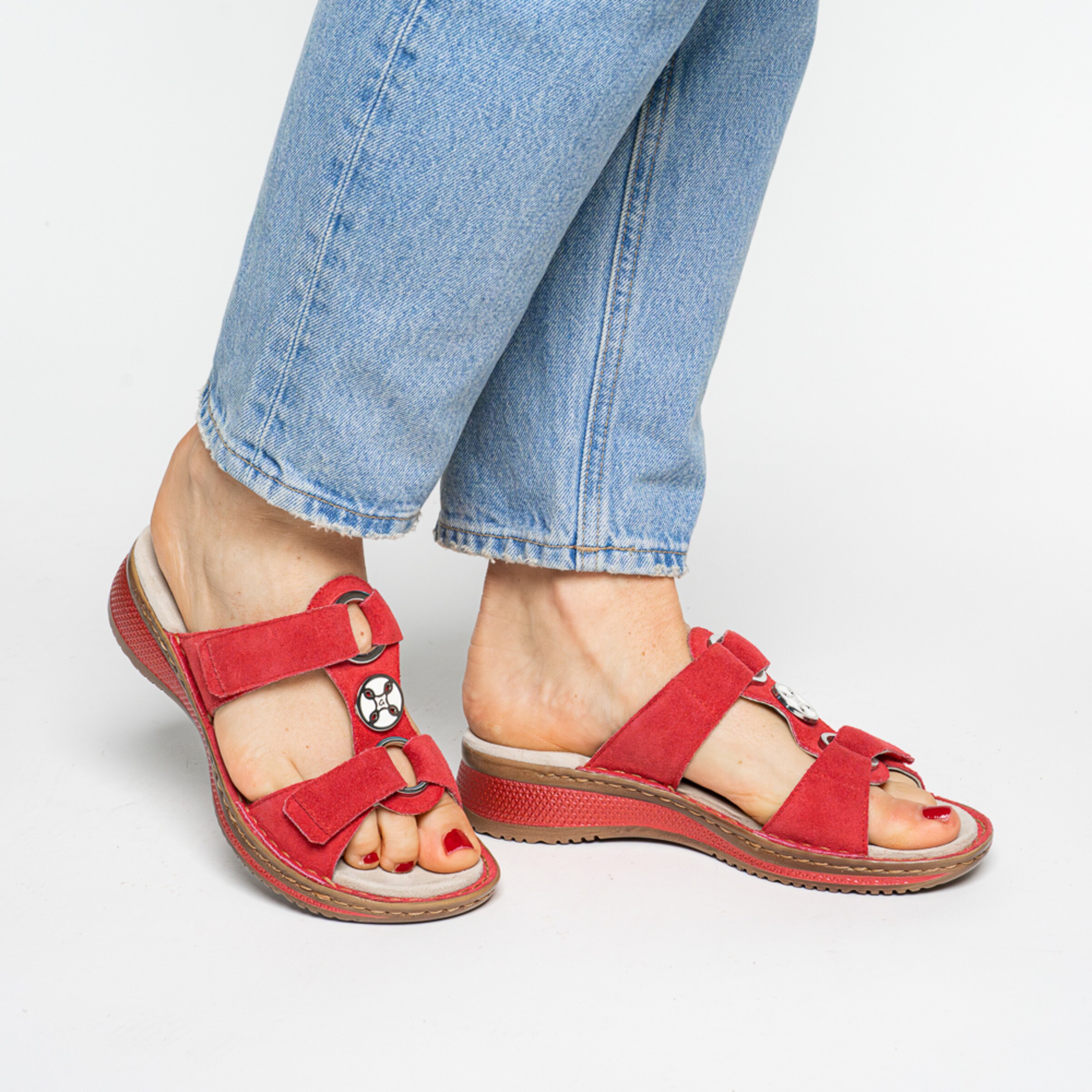 ARA Pantolette in Pink: Vorderseite