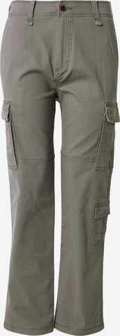 HOLLISTER Regular Cargo trousers in Grey: front