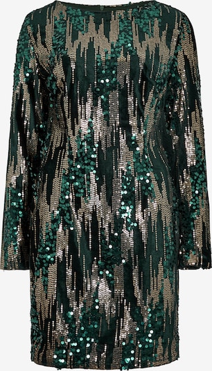 Apricot Mixed Sequin Velvet Bodycon Mini Dress ' ' in grün, Produktansicht
