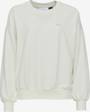 mazine Sweatshirt ' Monica Sweater ' in White: front