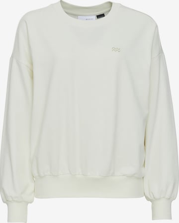 mazine Sweatshirt ' Monica Sweater ' in White: front