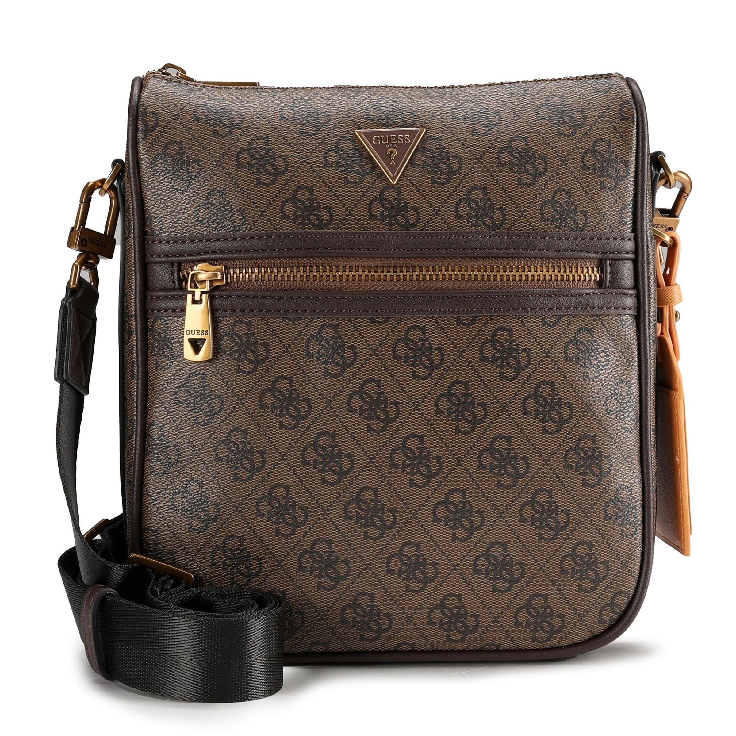 Sac à bandoulière 'Milano' GUESS en marron : devant