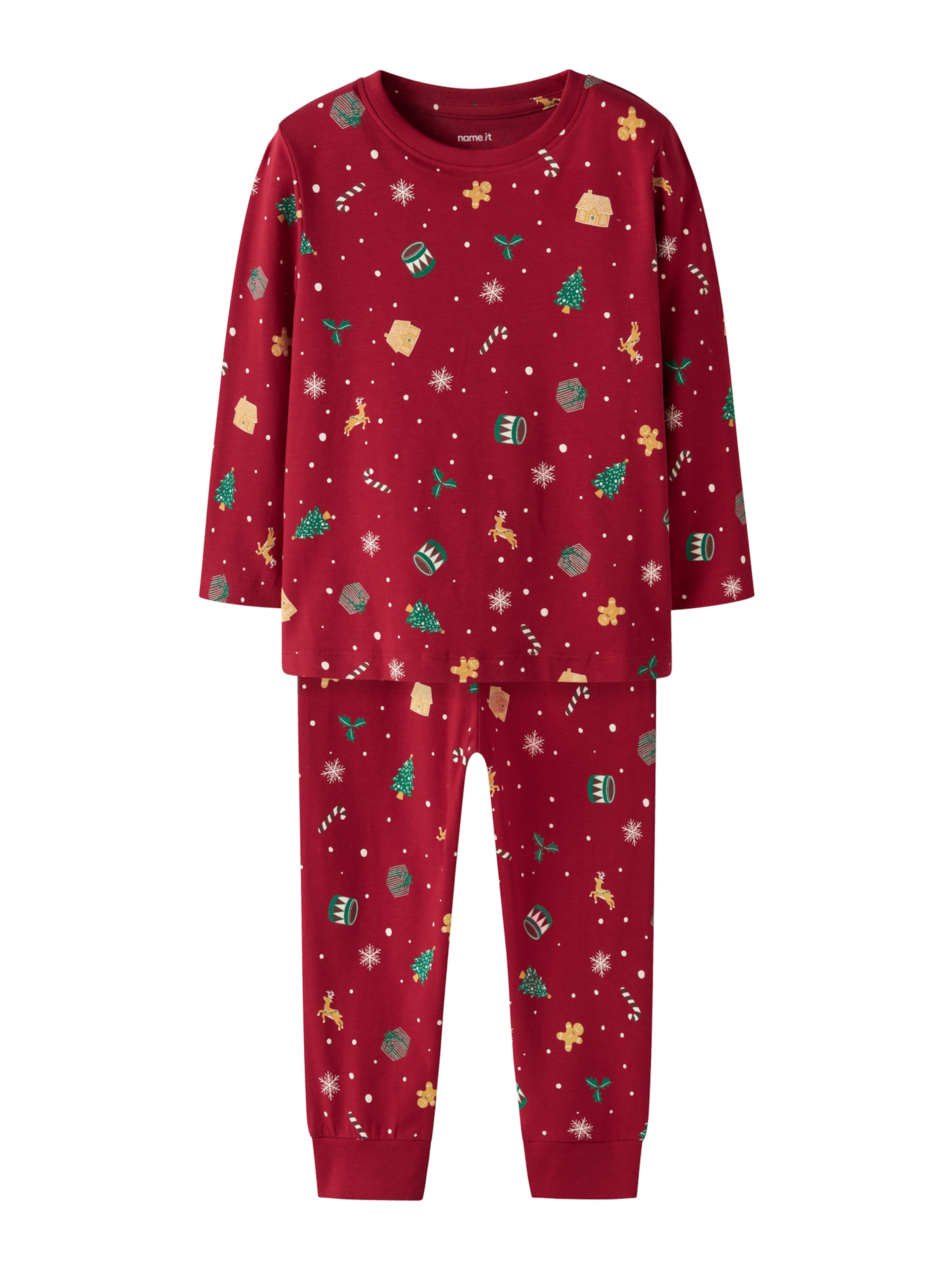 NAME IT Nachtkledij in Rood: voorkant