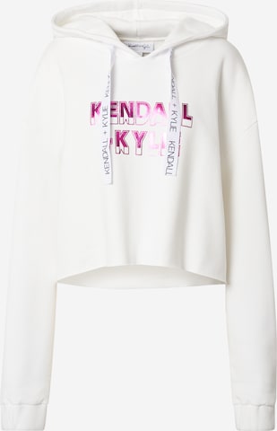 Felpa di KENDALL + KYLIE in bianco: frontale