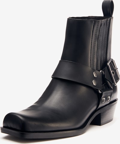 Boots Pull&Bear di colore nero / argento, Visualizzazione prodotti