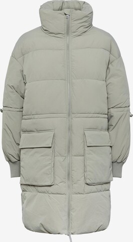 Y.A.S Winter Jacket 'Sealy' in Green: front