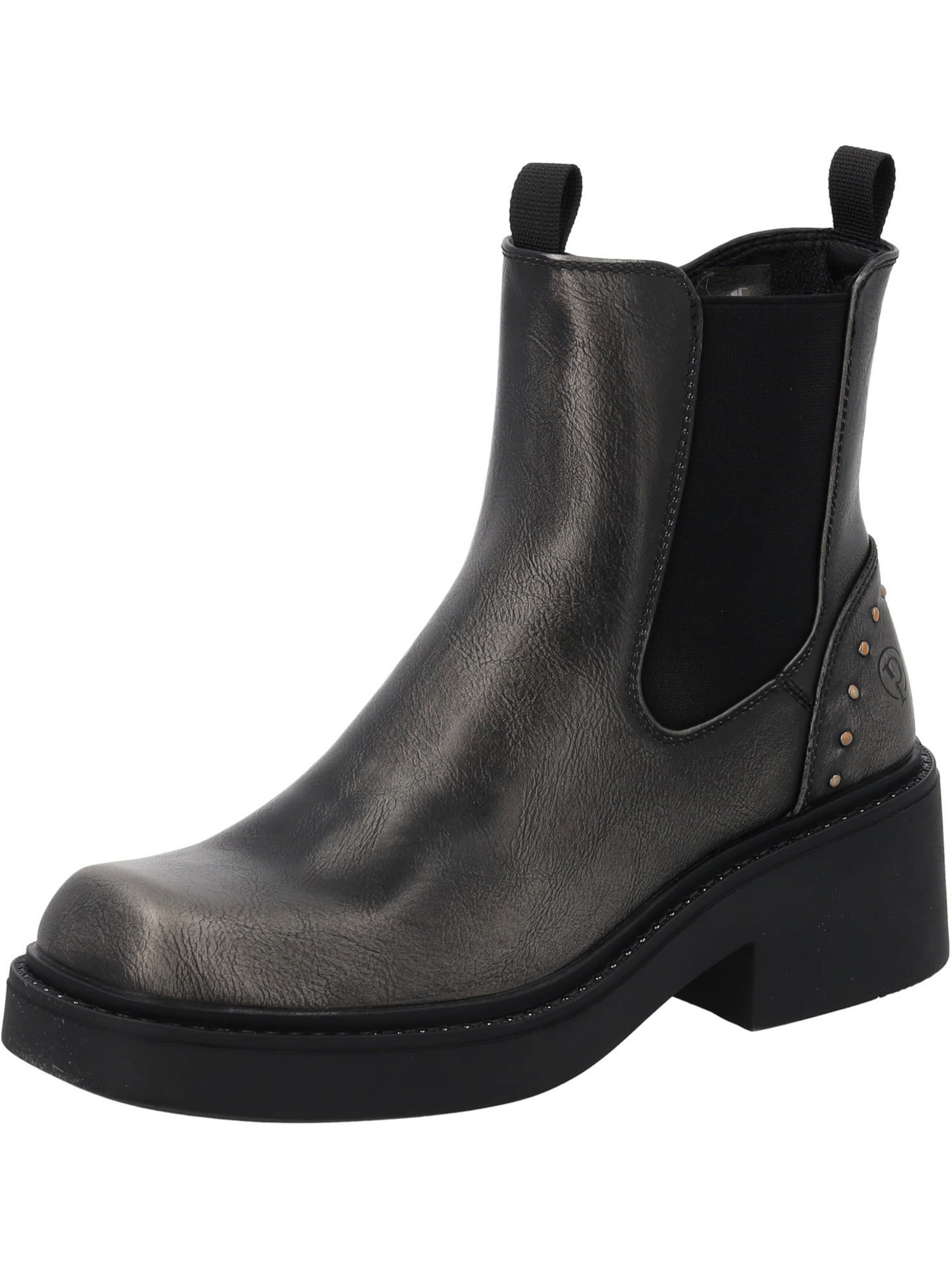 Palado - Botas Chelsea 'Misoshi' en negro: frente