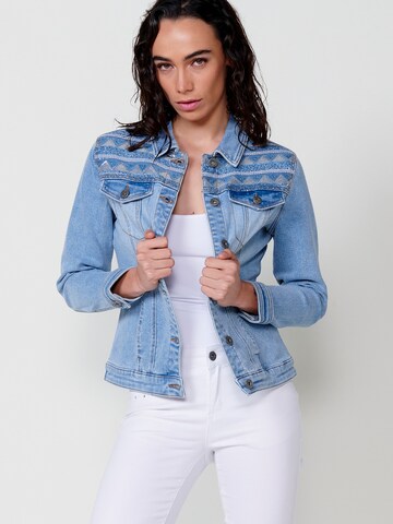 KOROSHI Between-season jacket in Blue