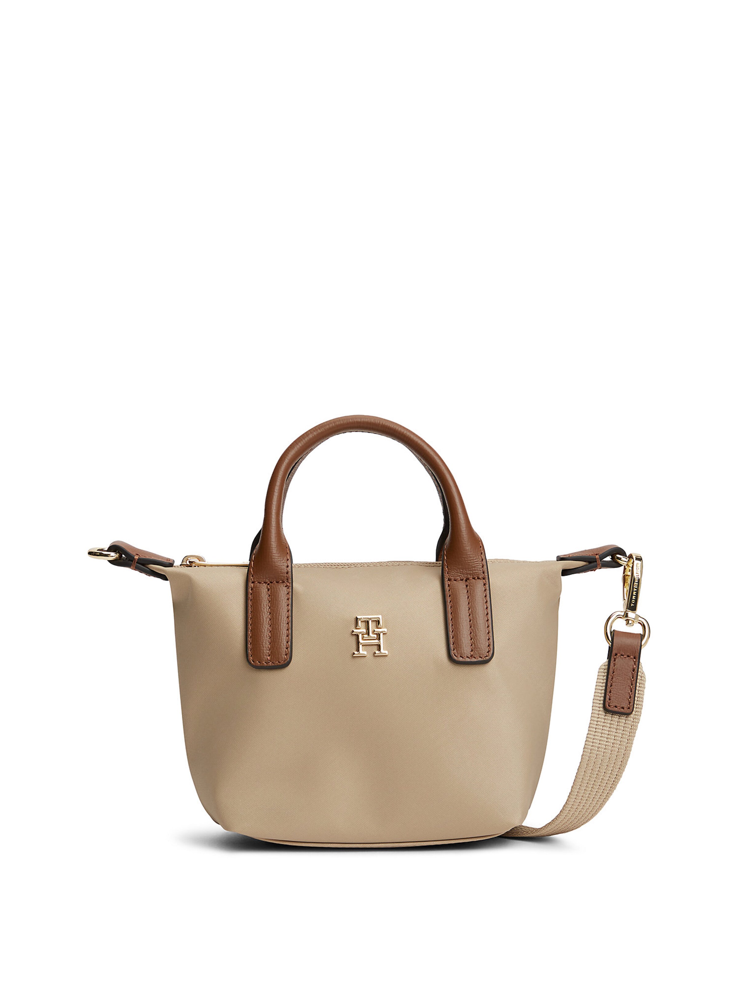 TOMMY HILFIGER Sac à bandoulière 'Popette' en One Size en beige / noisette, Vue avec produit