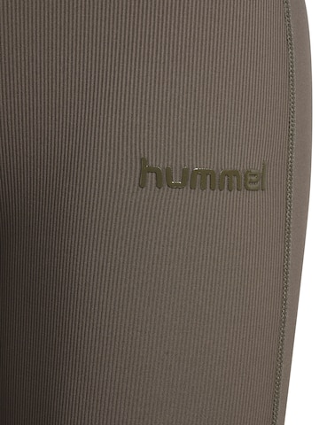 Hummel Flared Workout Pants in Brown