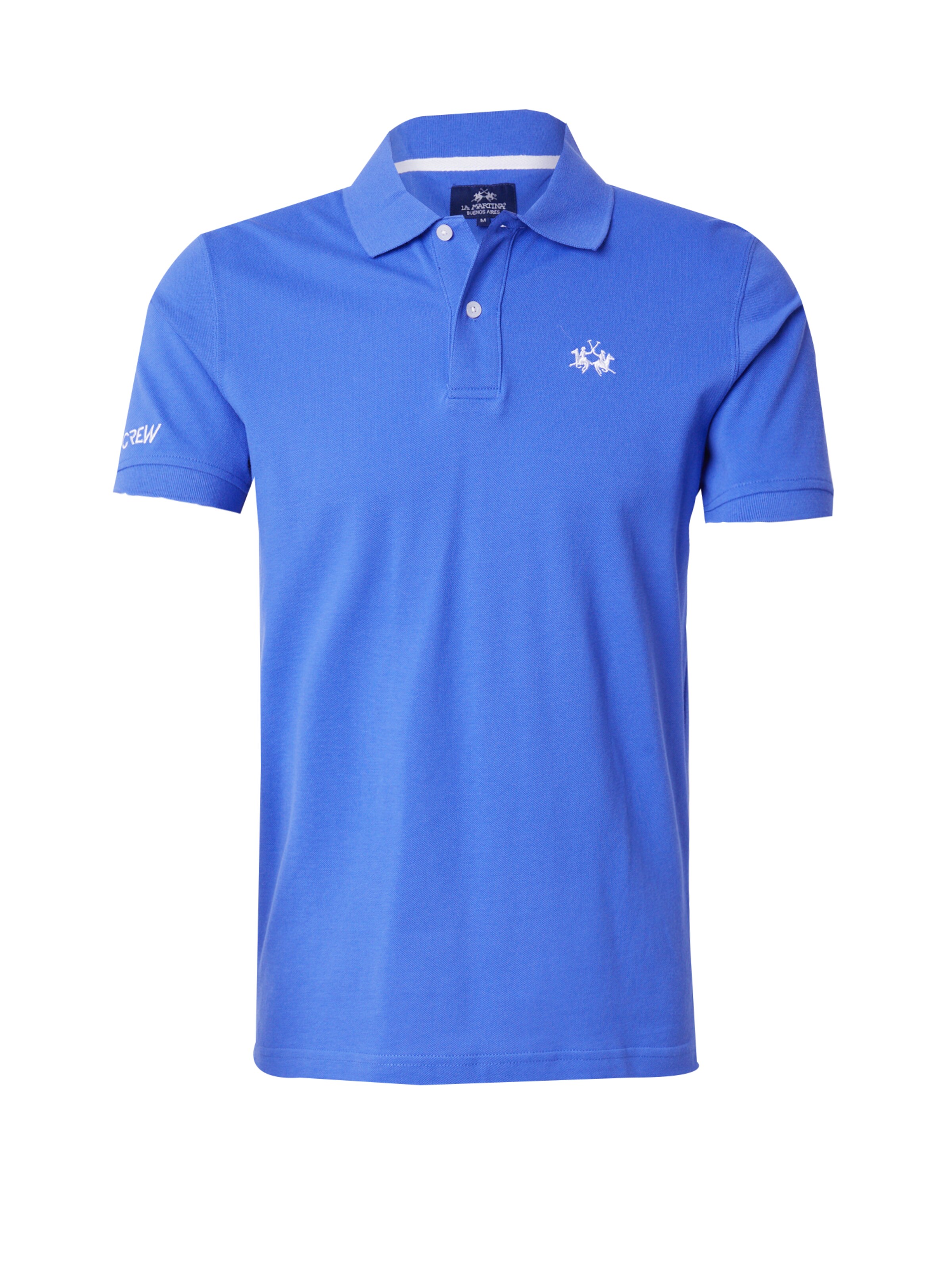 Tricou de la La Martina pe albastru: față