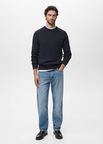 MANGO MAN Sweater 'Mars' in Blue